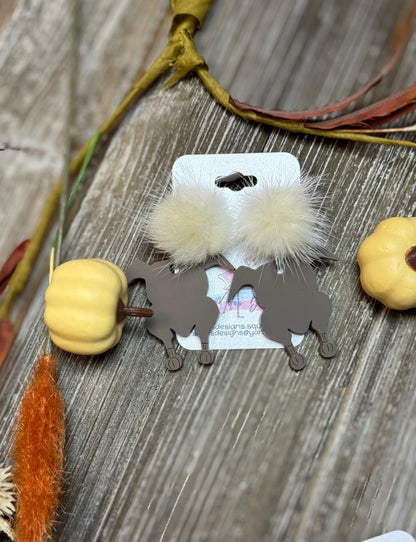 🦃🍂 Get Festive with Thanksgiving Turkey Shaped Earrings! 🍂🦃