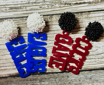 🏈 Elevate Your Gamecock Spirit with Sports-themed Earrings! 🐔